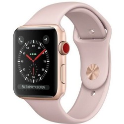 Apple Watch Series 3 38MM in oro con cinturino sportivo rosa Grade B