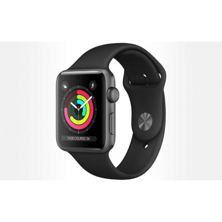 Apple Watch Series 3 42MM Grigio Nero Cinturino Sport Grado A