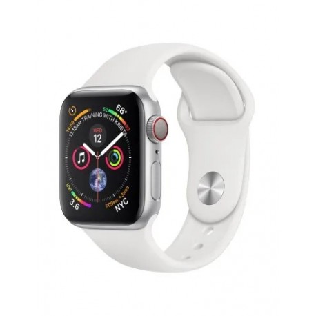 Apple Watch Series 4 40MM Silver Correa Deportiva Blanca Grade A